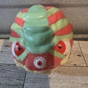 Colorful Monster Head Figurine